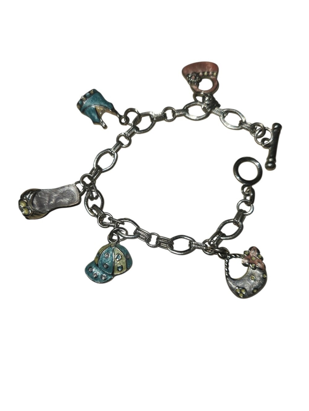 Enamel Charms Bracelet
